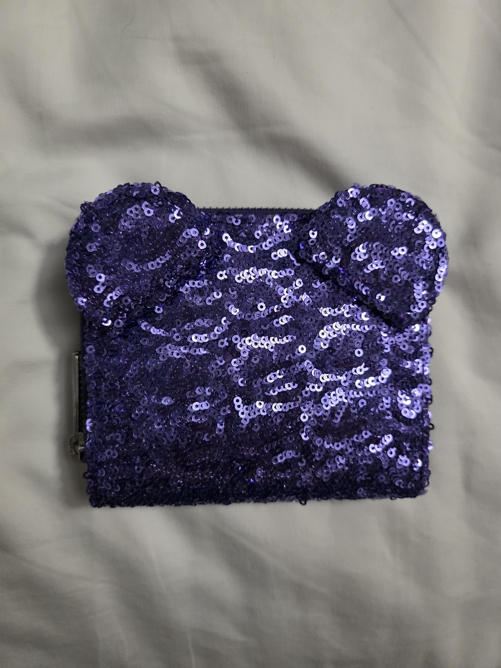 Disney Loungefly Purple Potion Sequin Mickey Ear Wallet